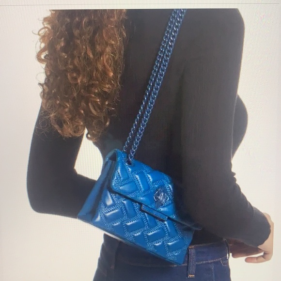 KURT GEIGER LONDON KENSINGTON LEATHER MINI CROSSBODY BAG - Picture 2 of 9